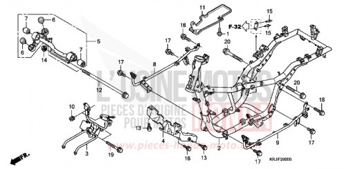 CARROSSERIE DE CHASSIS (FES1253-5) (FES1503-5) FES1253 de 2003